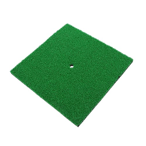 Yardwe Golfs Practice Mat Hitting Pad 30x30cm Grass Carpet Indoor Nylon Grass Mat for Backyard