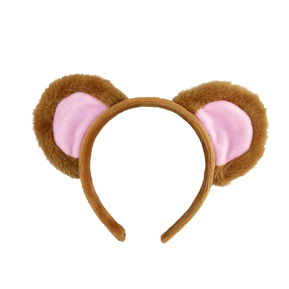 Amazon Co Jp Toymytoy かわいい 猿 カチューシャ 動物 猿 耳 ヘッドバンド パーティー コスプレ ヘアアクセサリー 装飾 小道具 パーティー用品 ヘアウェアアクセサリー おもちゃ