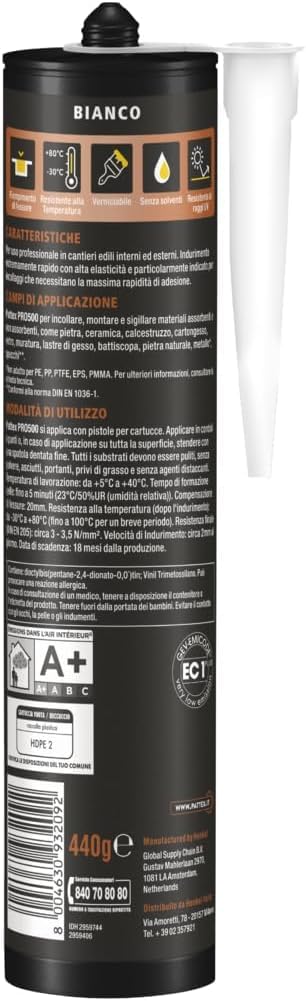Pattex PRO 500 3er Set | Profi-Montagekleber für schwere Materialien – wetterfest, hitzebeständig & schnell haftend für langlebige Verbindungen