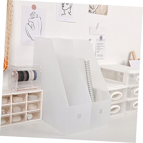 Miniatura 7 de Ciieeo Estante de almacenamiento de archivos de escritorio, almacenamiento de cuadernos, organizador de archivos de oficina, soporte de revista,