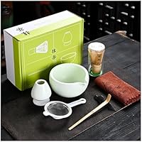Amazon｜抹茶セット（7入） 注ぎ口付き抹茶碗 お点前セット 抹茶道具