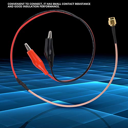 Image of 20.5in SMA Test Leads, Red Black Coaxial Cable Tester Leads, Internal Thread Coaxial Tester Cable for SMA Connectors
