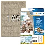  3780 étiquettes kraft Special, format 25,4 x 10 mm (20 feuilles A4 / cdt)
