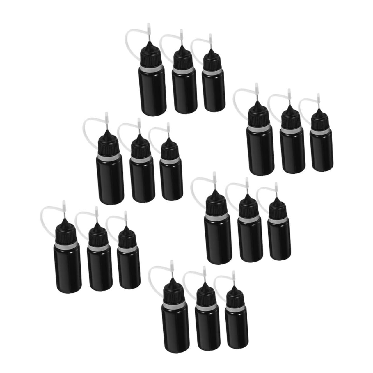 150 Piezas Frasco Con Punta De Aguja Botella Vacía Botellas Recargables Botellas De Aceite De Puntiaguda Contenedores De Aceite De Maquina Mini Botellas Acero Inoxidable