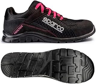 SPARCO 0751739NRFU Practice Industrial Shoe, Zapatillas Unisex adulto, Negro Rosa, 39 EU