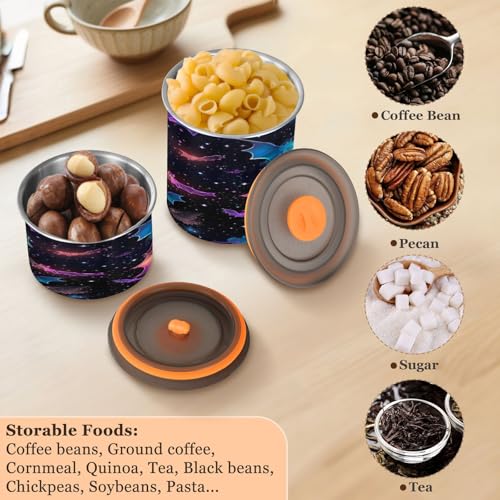 Envase de café ATTX de acero inoxidable 900 ml con tapa hermética miniatura 5