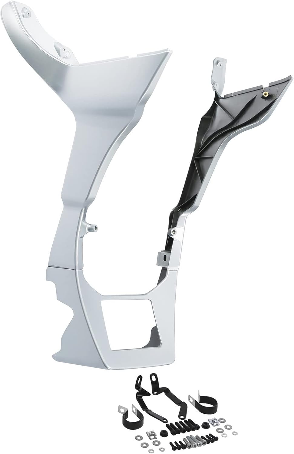 HR3 Barracuda Silver Fairing Spoiler Cover Fit for 2019 CVO Road Glide FLTRXSECompatible with 2017-2023 Harley Road Glide FLTRX FLTRXS FLTRXST FLTRXSE Models