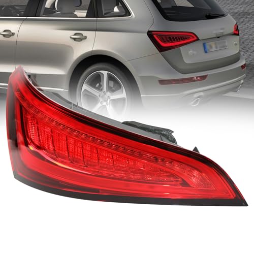 SHINESELL LED Tail Light Assembly Compatible With 2013-2017 Audi Q5 Taillight Tail Lamp Brake Lamp Rear Light Backup Light Replacement Left Driver Side Partslink#8R0945093D