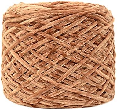Graysky Soft Worsted Gold Velvet Yarn Cotton Wool Thread Weave Knitting and Crochet Supplies, Great for DIY Shawl Scarf Garments, Coat, Sweaters, Scarves, Hats, Baby Cloth Suits and Craft Projects