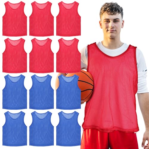 Gilets d'entraînement d'équipe Scrimmage en maille respirante haute résistance