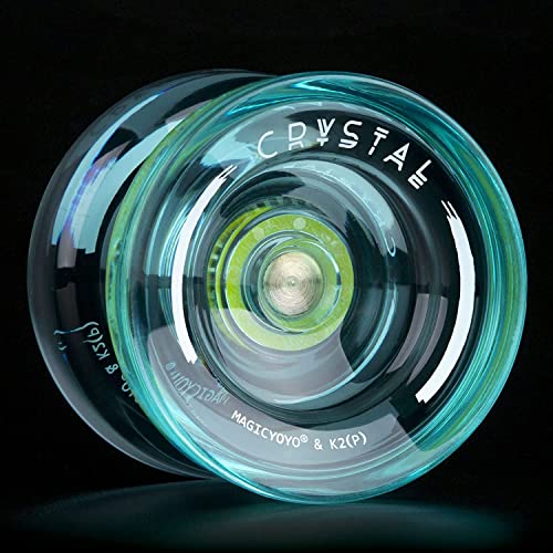 MAGICYOYO K2 Crystal Professional Finger Spin Yoyo...