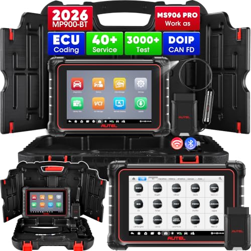 Autel Scanner MaxiPRO MP900-BT w/ $60 MV108S, ECU C0ding as MS906 PRO/MAX