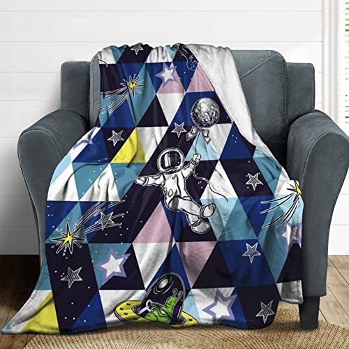 Couverture de canapé géométrique en polaire douce pour chambre moderne - 5