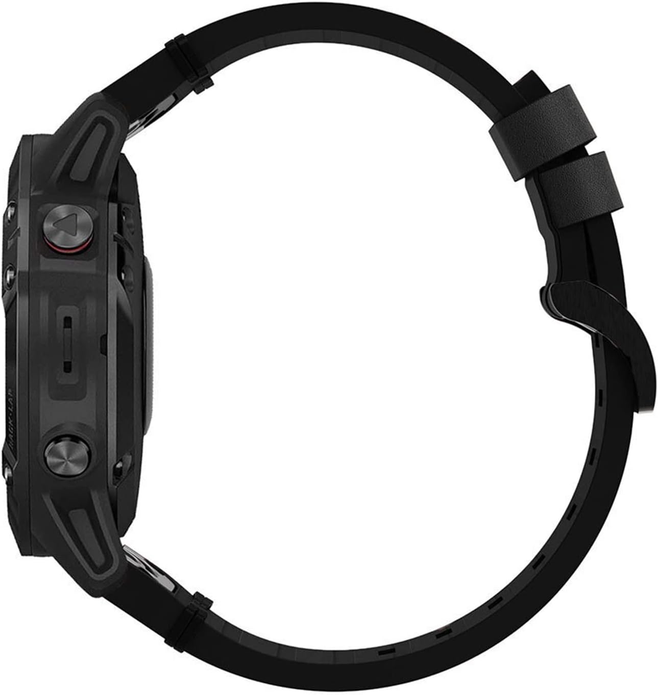 HaoLMi-26 22 20mm Wristband Accessories Leather Strap Quick Release Watch Bands For Garmin Fenix 7 7X 7S 6 6S 5X 6X 5S Leather Strap Business Wristband