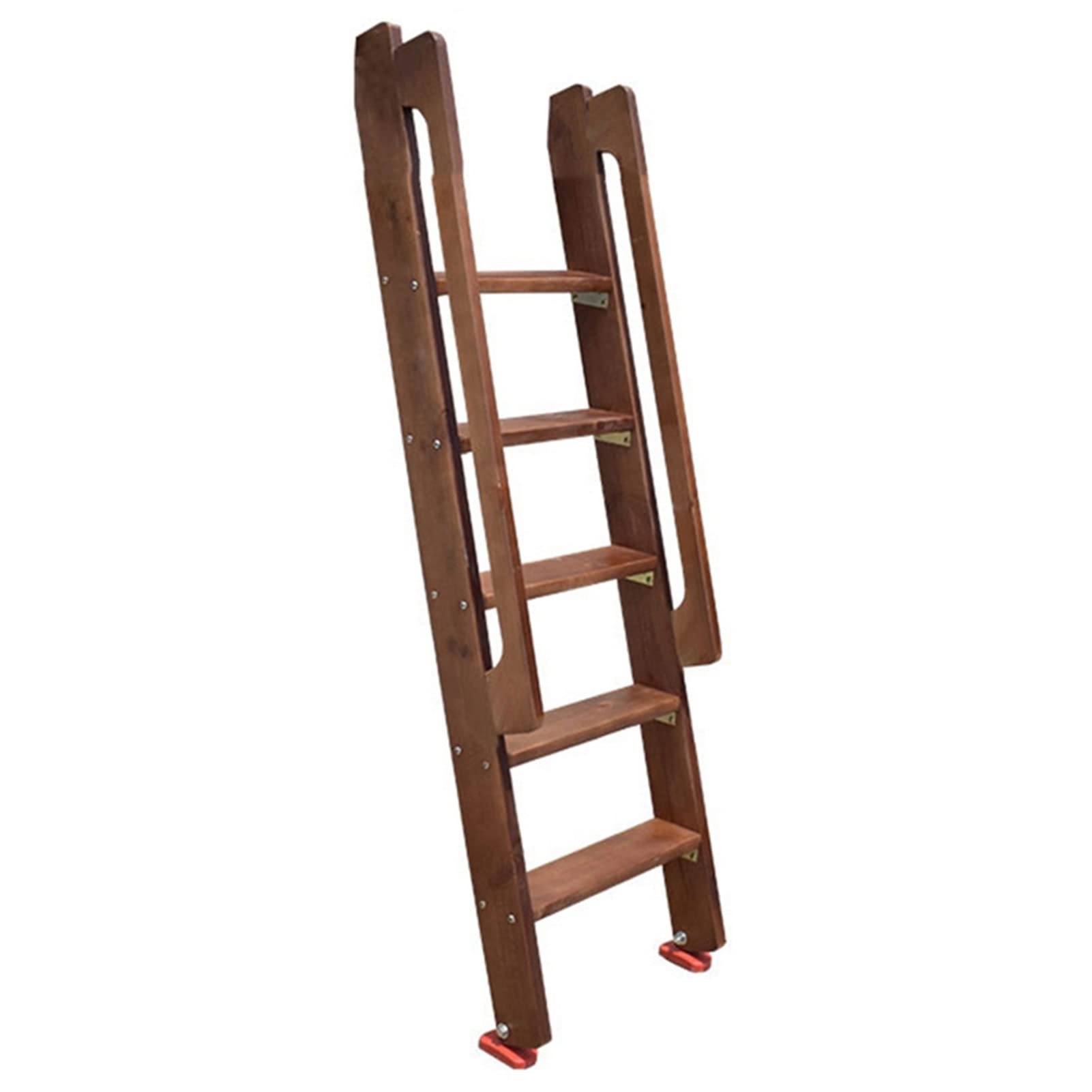 Buy Replacement Bunk Bed Ladder with Adjustable Feet, Retro Wooden