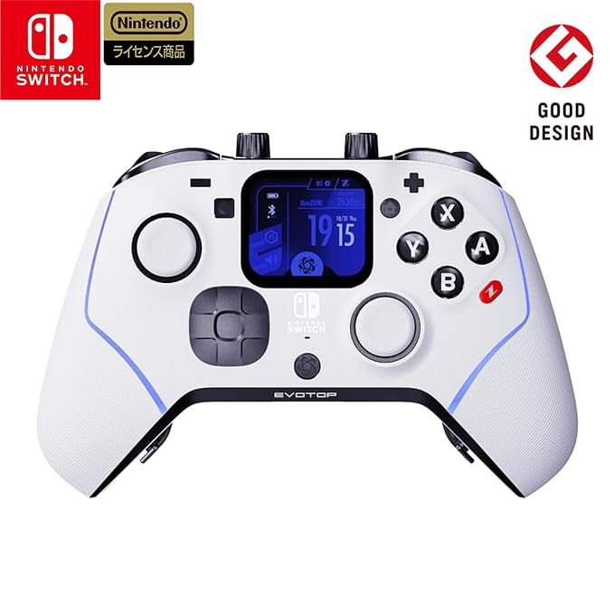 Amazon.co.jp: EVOTOP White ゲームコントローラー Nintendo Switch/PC
