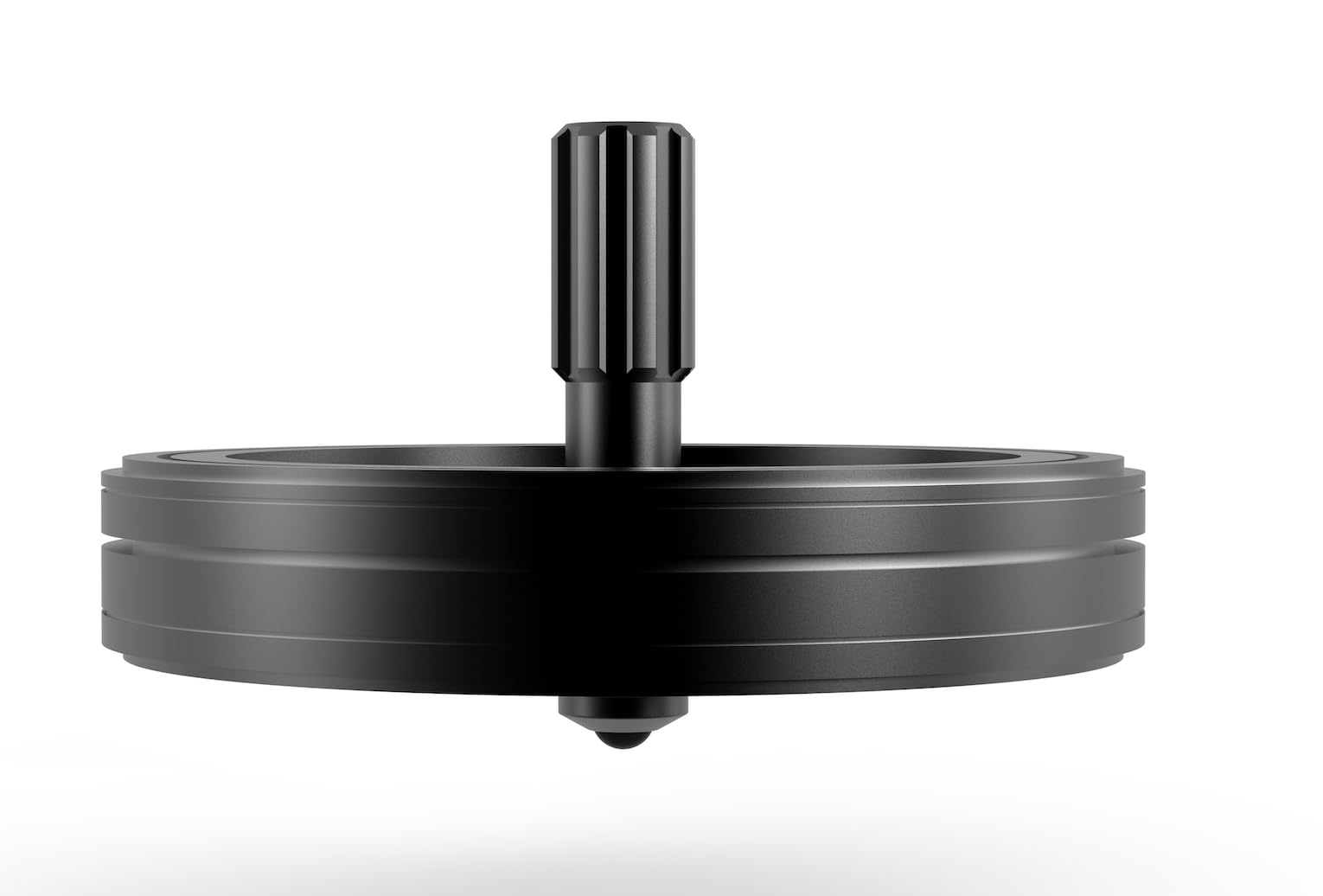 Plexity LabsPlexity Labs UFO Tops USS Nimitz - Metal Spinning Fidget Toy Top - Inspired by The 2004 USS Nimitz UFO Incident - Black Stainless Steel