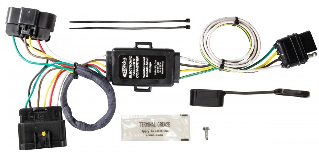 Hopkins 41165 LiteMate Vehicle to Trailer Wiring Kit (Pico 6772PT) Compatible with 2004-2008 Chevrolet Colorado, 2004-2008 GMC Canyon, 2006 Isuzu I-280, I-350, 2007-2008 Isuzu I-290, I370