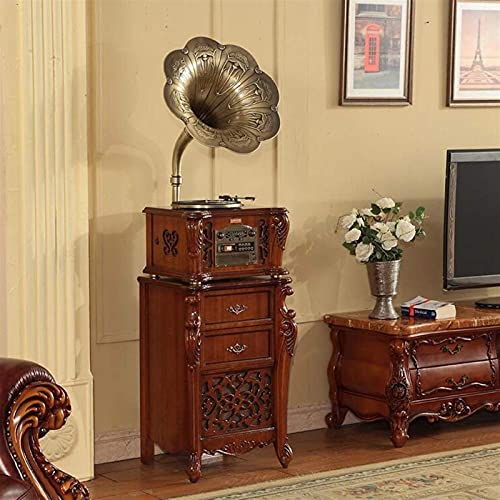 Boîte à Musique Antique Big Horn Record Bluetooth Phonographe Record Player, Adaptateur 45, 3 Speed Turntable Subwoofer… - Les Beatles, Paul McCartney, John Lennon, RIngo Starr, George Harrison Boîte à Musique Antique Big Horn Record Bluetooth Phonographe Record Player, Adaptateur 45, 3 Speed Turntable Subwoofer… – Image 7