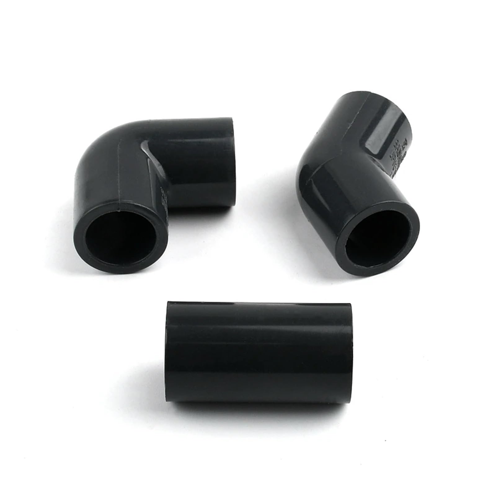 2-15 piezas de accesorios de tubería de PVC gris de 16 mm, conectores en T de codo recto, accesorios for peceras, piezas de agua, accesorios de tubería de agua de PVC(Connector,15PCS)