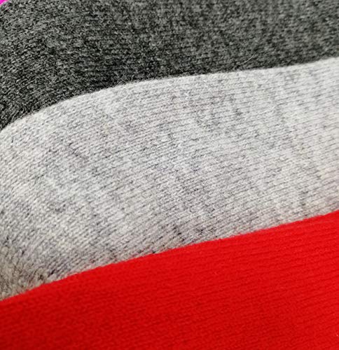 Image of Pure Cashmere Thick Unisex Men Women Crew Mid Calf Causal Socks, Smooth Toes and Heel Sewed by Handwork