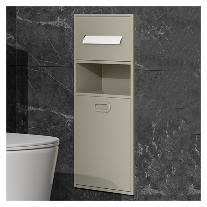 LuxeBath wandgemonteerde douchecabine, 20x30x10 cm, roestvrij staal, zwart