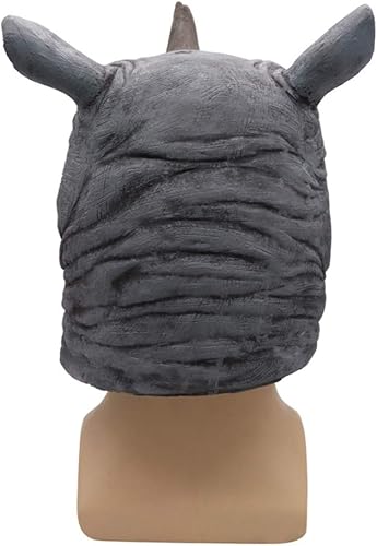 Miniatura 4 de Disfraz de animal para adulto, máscara de capucha completa, gorro de Halloween, máscara de diablo, máscara de Halloween, tocado de baile de