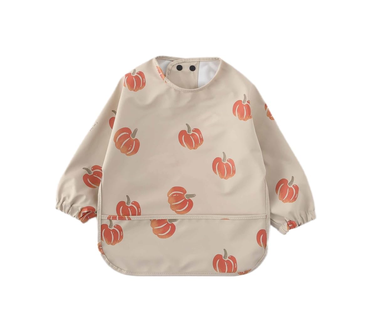 GZMM Waterproof Baby Bibs,Infant Toddler Long Sleeve Feeding Bib With Food Catcher,Easy Clean & Washable