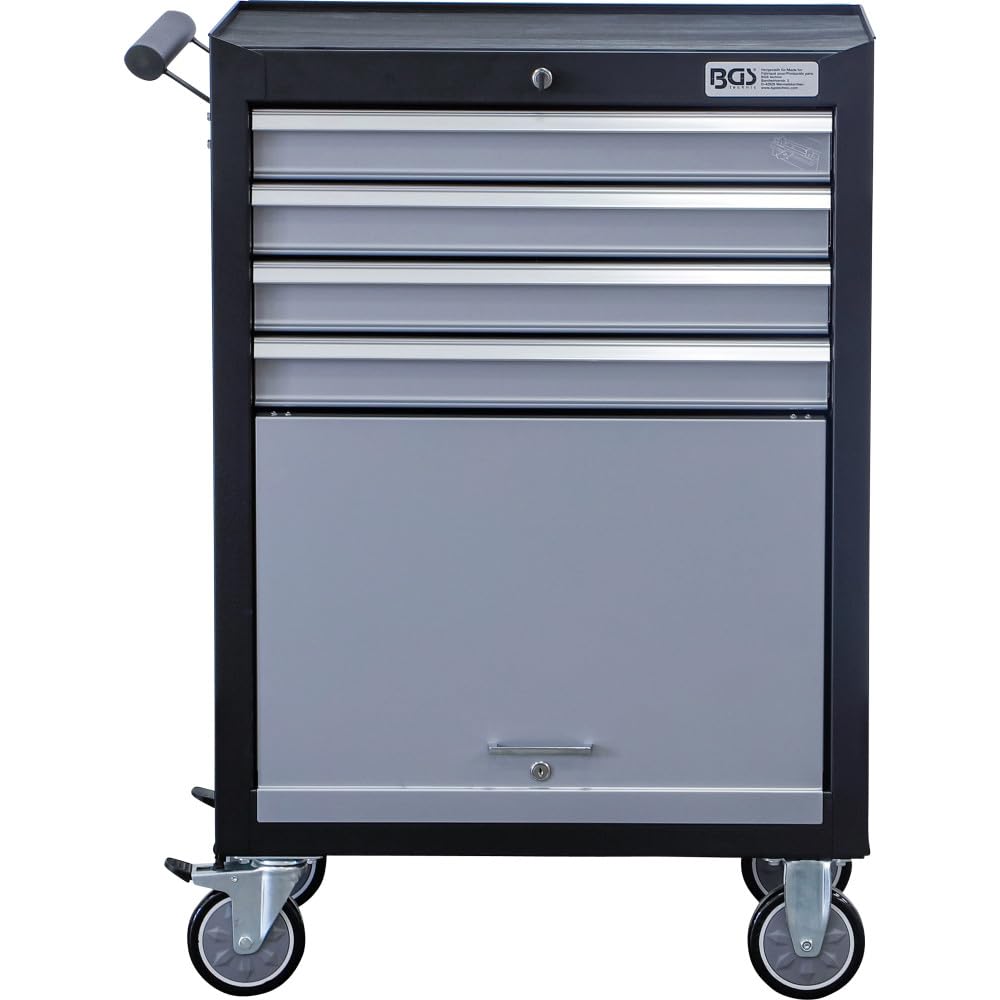 BGS 4086 | Servante d'atelier, Profil Junior | 4 tiroirs | avec 151 Outils