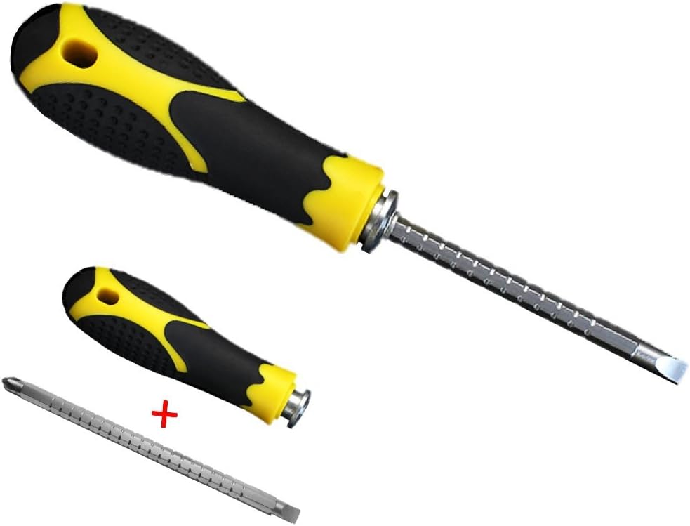 2-in-1 Phillips/Slotted (Flathead) Adjustable-Length Screwdriver