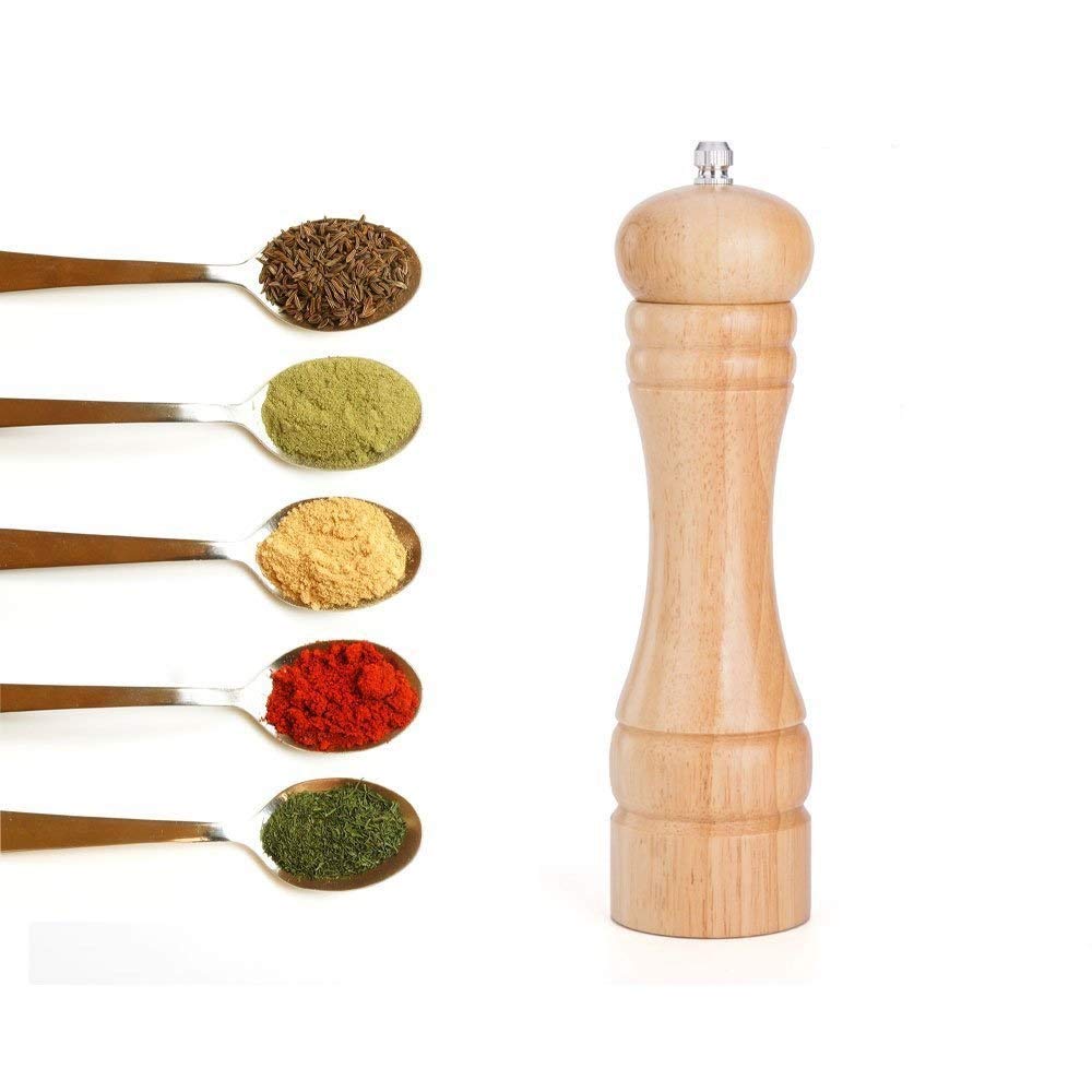 Buy Crizer Wooden (8 inch) Salt and Pepper Grinder Mixer Spice