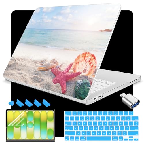 Funda MacBook Neo 13 2026 A3404 contra arañazos con lámina pantalla y teclado