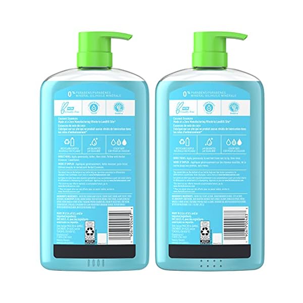 Herbal-Essences-Moisturizing-Shampoo-and-Conditioner-Set-Paraben-Free-Hello-Hydration-Safe-for-Color-Treated-Hair-Coconut-292-fl-oz Herbal Essences Moisturizing Shampoo and Conditioner Set, Paraben Free, Hello Hydration, Safe for Color-Treated Hair, Coconut, Blue, 29.2 fl oz