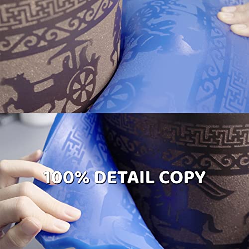 Bbdino Silicone Mold Making Kit, Mold Making Silicone Rubber 30A N.w. 42 Oz, Platinum Silicone Mold Making Rubber, 1:1 By Volume, Ideal For Casting Resins Molds & Silicone Molds ( Blue) #TOP3