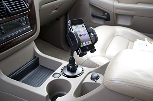 Bracketron Cup-It Cup Holder Mount Phone Cradle For Car Hands Free Law Compatible Iphone X 8 Plus 7 Se 6S 6 5S 5 Samsung Galaxy S9 S8 S7 S6 S5 Note Google Pixel 2 Xl Lg Nexus Sony Uch-101-Bl #TOP2