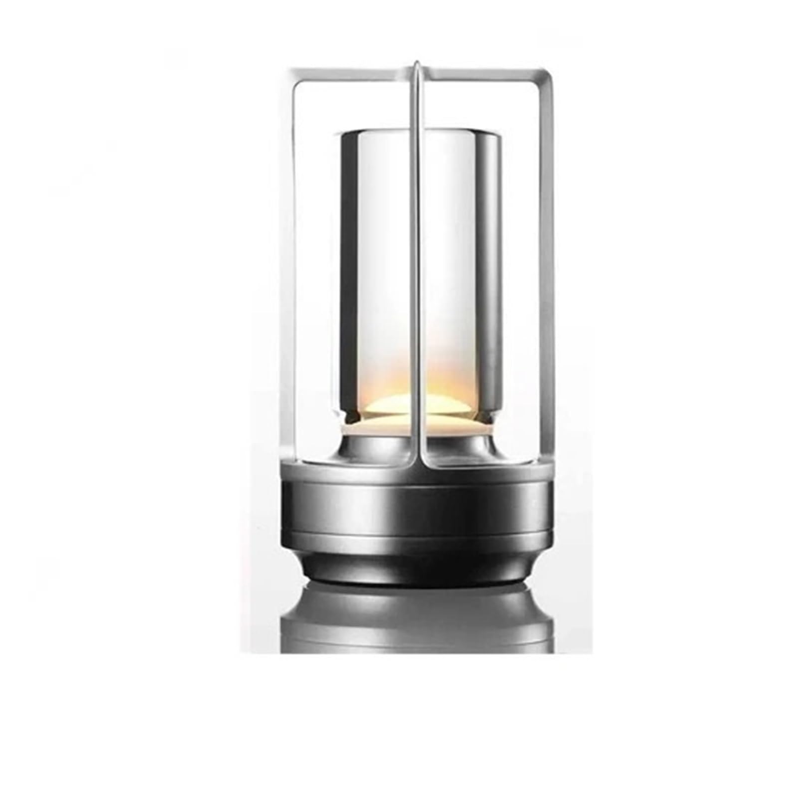 CKAFZMYJQBT Rechargeable Retro LED Table Lamp - Cordless Touch Dimming Plastic Desk Light for Bedroom, Bar, Outdoor