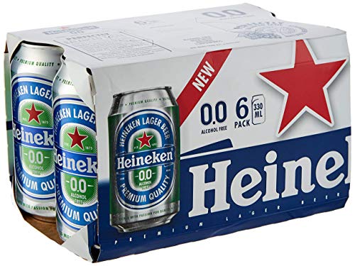 Heineken 0.0 Alcohol Free Beer 6 x 330ml
