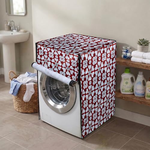 DREAM CARE Waterproof & Dustproof Washing Machine Cover Front Load & Fully Automatic Suitable for 8 kg, 8.2 kg, 8.5 kg (61 x 86 x 66 cms)