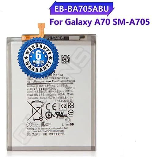 Image of Original EB-BA705ABU Battery for Samsung Galaxy A70 / A705 / SM-A705 Battery with 6 Month Warranty *** (R120)