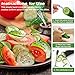 2 Pcs Spiral Potato Cutter, Piranha Spiral Knife Kitchen Accessories Tool, Stainless Steel Curly Fry Cutter, Spirals Slicer for Vegetables, Cucumbers and Carrots