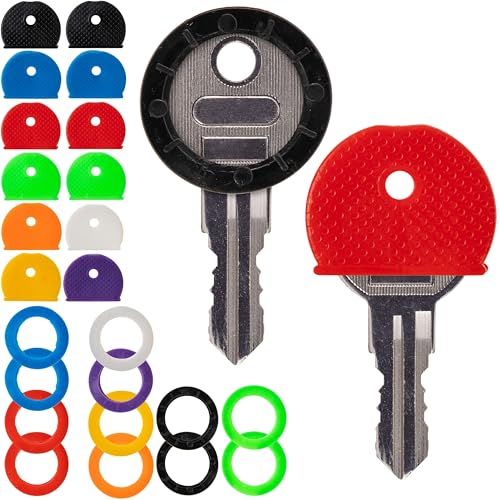 200 étiquettes PVC Pour Clés + Anneaux + 2 Marqueurs – Organiseur Voiture, Maison, Bureau – Résistantes à L’eau