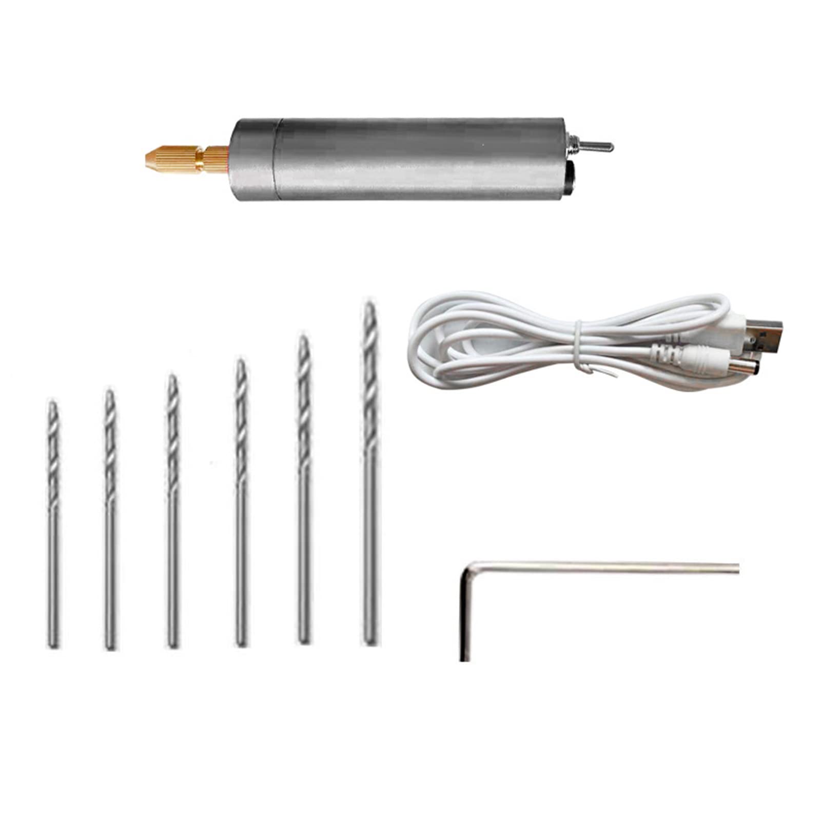 Drilling Electric Tool Mini-Electric Drill for Resin Jewelry Wood Craft Tool USB Drill Engraving Rotary Handheld for Cordless