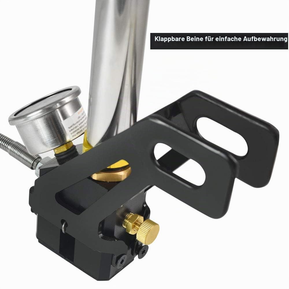 DASKOO 4500psi/30MPa Handpumpe Tragbare PCP Luftpumpe für PCP Luftgewehrboot Reifenbal