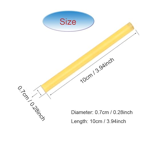 Miniatura 2 de 12 extensiones de cabello, pistola de queratina, pegamento en barra de pegamento pre-vinculación, herramientas de peinado (color amarillo)