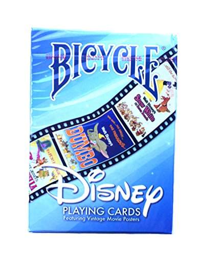 Disney Bicycle Playing Cards Featuring Vintage Movie Posters