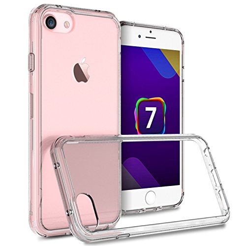 CoverON Hard Slim Fit ClearGuard Series for Apple New iPhone SE 2020 / iPhone 8 / iPhone 7 Case, Clear
