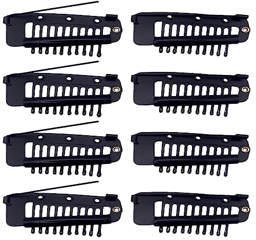 MEISO 8 Pinces Chunni Dupatta Épingles Sécurité 10 Dents Grip Cheveux