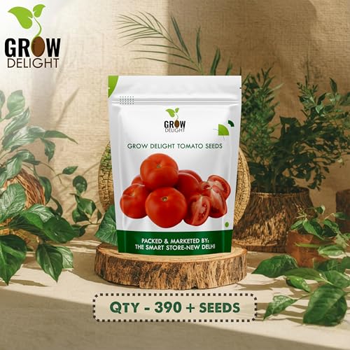Image of Tomato (Tamatar) (390 Seeds) Vegetable Seeds for Home Garden, Organic & Hybrid, Perfect for Home Gardening, Planting For Pots and Patio