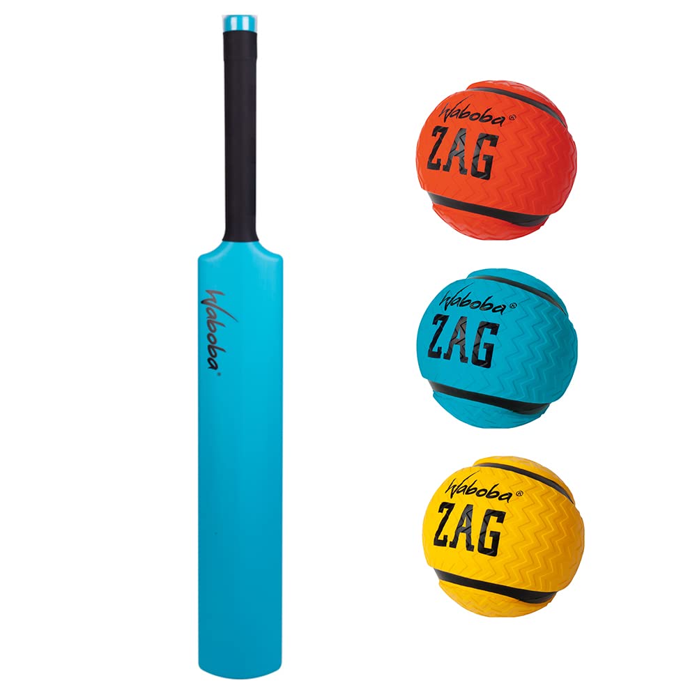 Waboba- Cracket with Big Kahuna Cricket/Baseball Bat, a Colori, 520C01