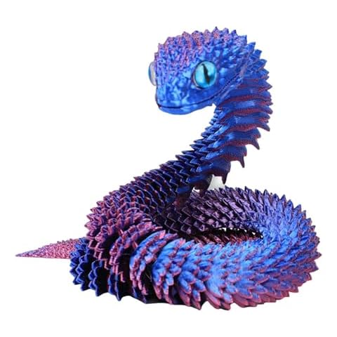 JBLJDWD 3D Printed Snake Toy for Decor Cover